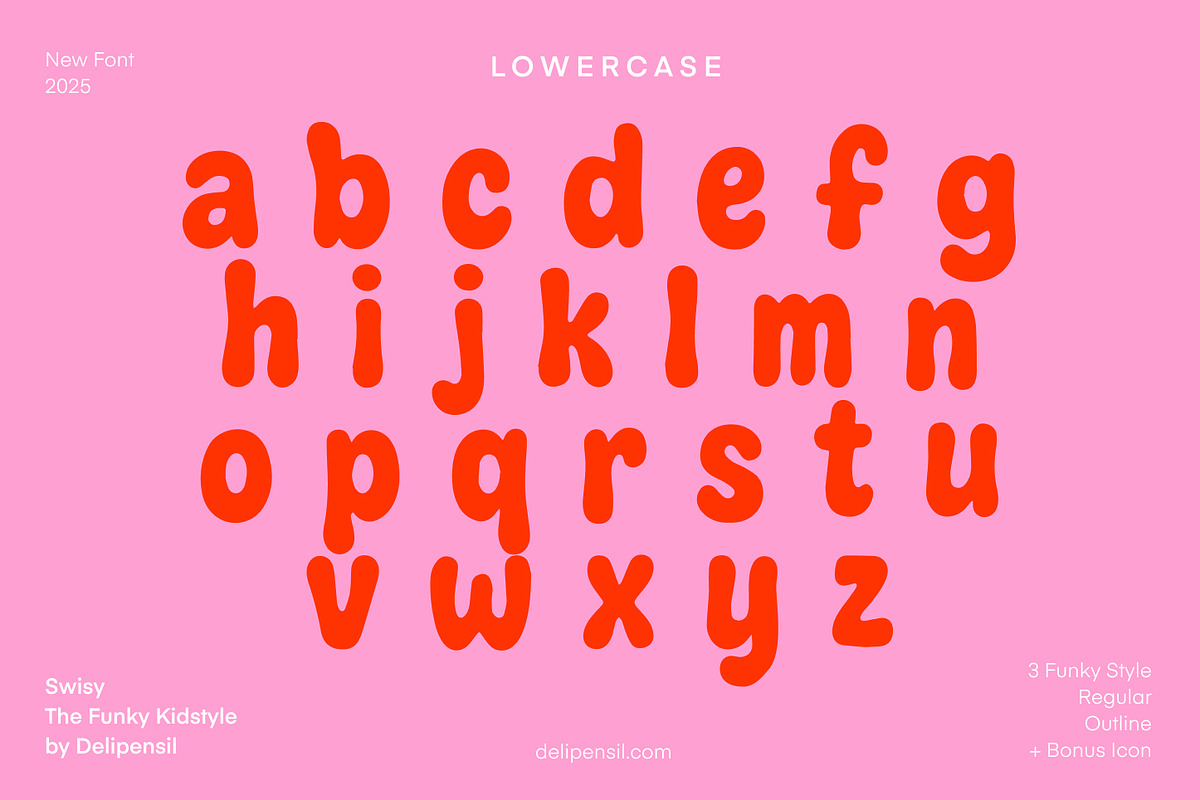 Swisy - Playful Rounded Sans Font, a Handwritten Font by delipensil (Photo 6 of 8)
