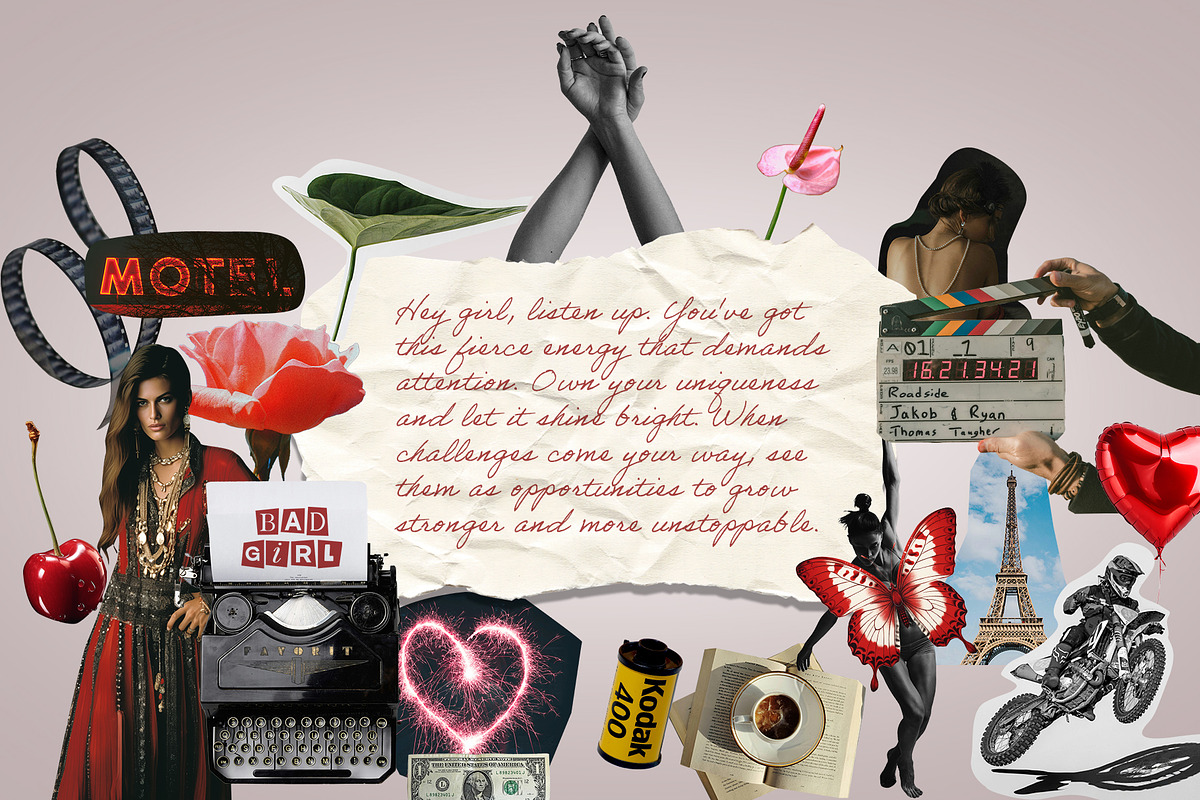 Red Aura. Collage Pack, an Object Graphic by Lidberia (Photo 2 of 6)