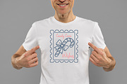 Christmas Candy Cane Stamp PNG, an Illustration by Daily.Designs (Thumbnail 6 of 6)