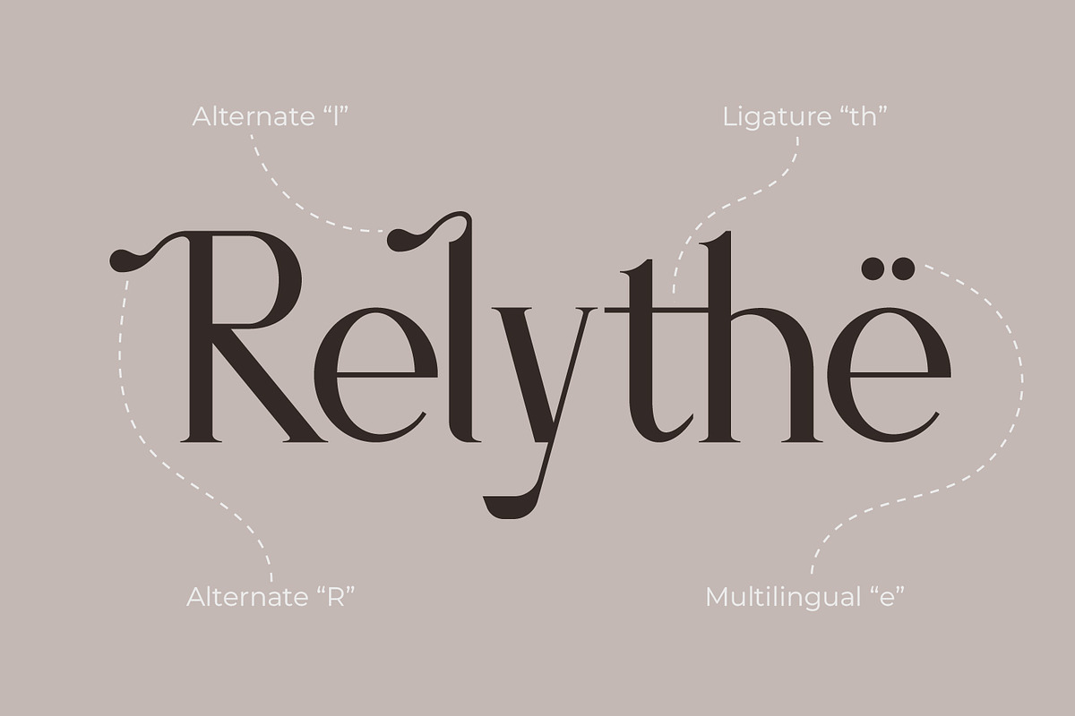 Relythe, a Serif Font by Rishsketch (Photo 3 of 13)