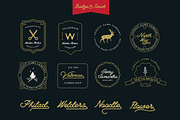 Campground Monoline - 2 fonts, a Script Font by Fortunes Co (Thumbnail 3 of 11)