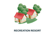 Resorts 3D Icons Set Bundle, an Object Graphic by Aimagenarium@gmail.com (Thumbnail 2 of 21)
