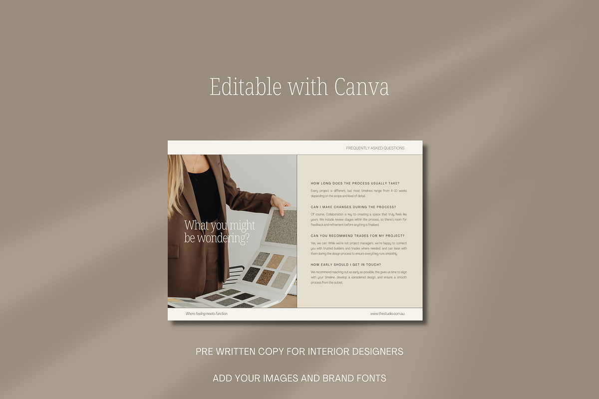 Service Guide Interior Designers, a Templates & Theme by Edits Collection (Photo 10 of 10)