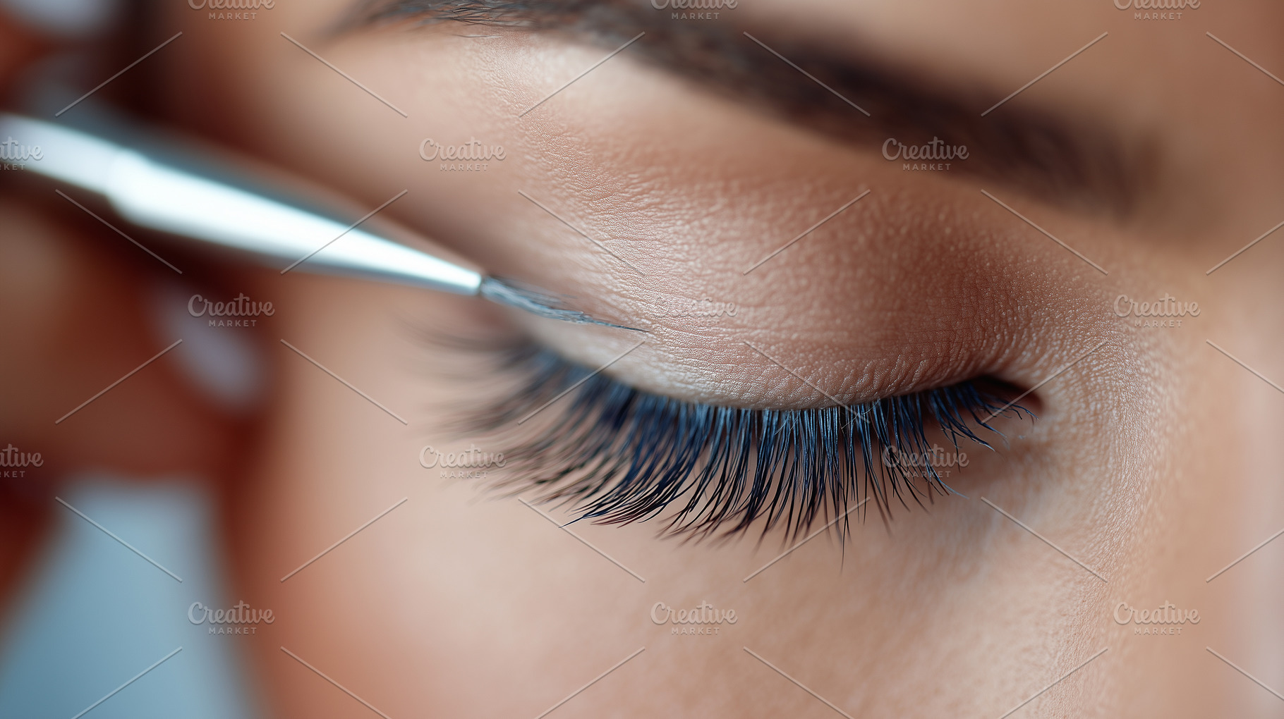 Close up of a woman applying liquid, a Beauty & Fashion Photo by MistyDay