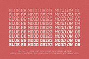 Blue Be Mood, a Slab Serif Font by OWL KING (Thumbnail 6 of 8)