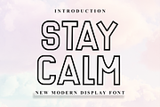 Stay Calm, a Script Font by FreshTypeINK (Thumbnail 1 of 8)