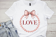 Love Bow PNG, Trendy Valentines Day, a Graphic by Vector Portal (Thumbnail 6 of 6)