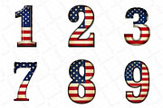 Watercolor 4th of July Alphabet Clip, an Illustration by DreamPrint404 (Thumbnail 4 of 4)