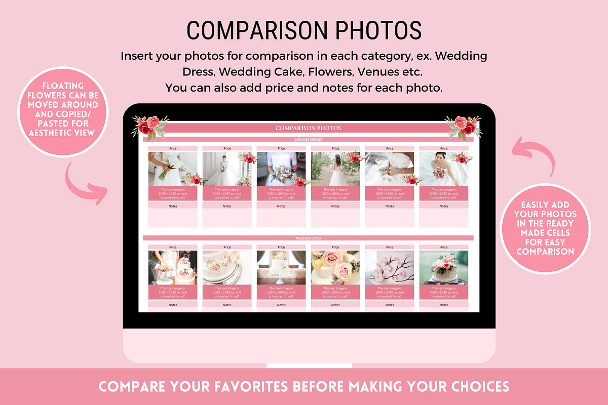 Wedding Planner Spreadsheet, a Templates & Theme by SunshineStudioBoutique (Photo 9 of 10)