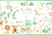 Baby Nursery Graphics Set, an Animal Illustration by Twigs and Twine (Thumbnail 1 of 5)