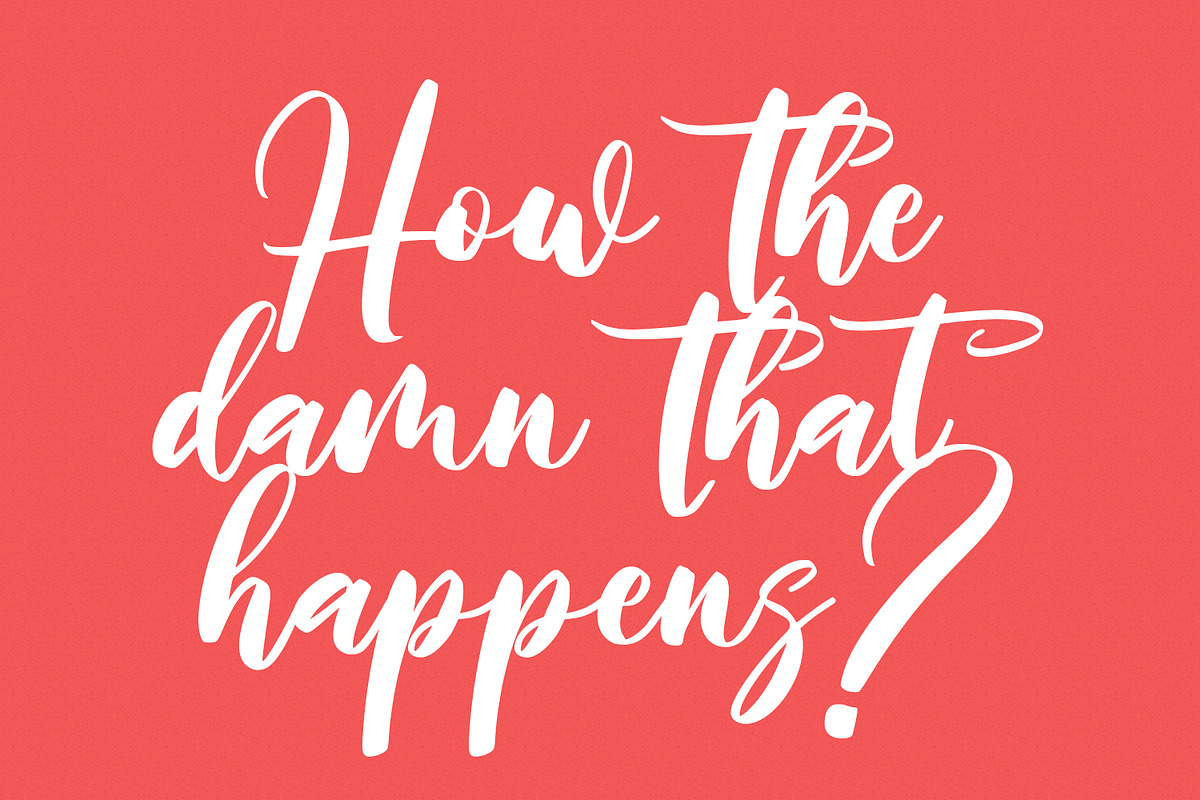 Shineshort Script Font, a Script Font by Maulana Creative (Photo 5 of 8)
