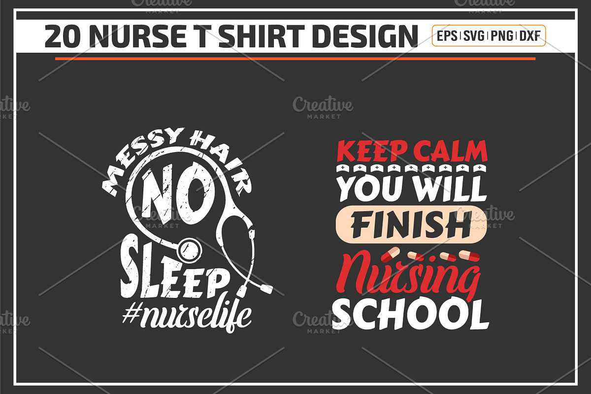 Nurse typographic quotes Bundle, a Graphic by Uniquesvg99 (Photo 7 of 8)