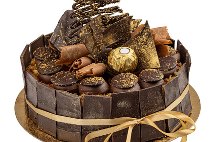 Dark chocolate cake, a Background Photo by Grafvision photography