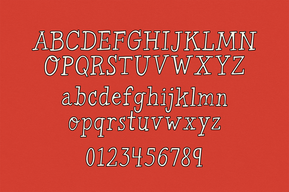 BRIGHT THINGS | FUNKY SERIF FONT, a Slab Serif Font by Maria Feliz Fonts (Photo 9 of 10)