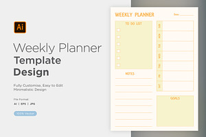 Weekly Planner Sheet Design-29