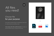 Minimalistic Wall Moon Calendar 2020, a Flyer Template by BlackMocca (Thumbnail 7 of 11)