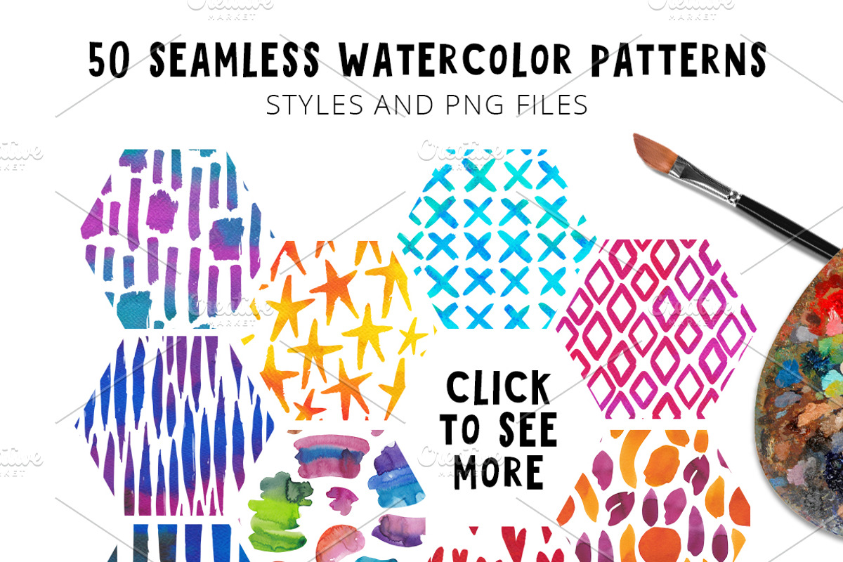 Matiss - Watercolor Designer Toolkit, a Texture Illustration by Beauty Drops (Photo 2 of 10)