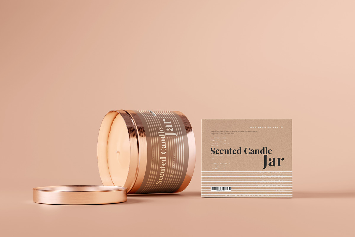 Amber Glass Candle Mockup Bundle, a Packaging Mockup by pmvch (Photo 13 of 135)
