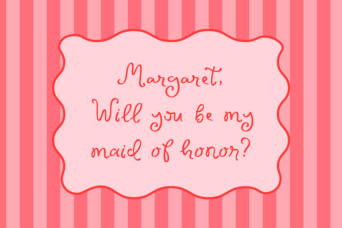 Enchanted Weddings Playful Script, a Handwritten Font by Kaya Fonts (Photo 15 of 33)