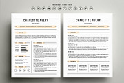 Resume Template 4 Pack | CV Template, a Resume Template by Refinery Resume Co. (Thumbnail 2 of 3)