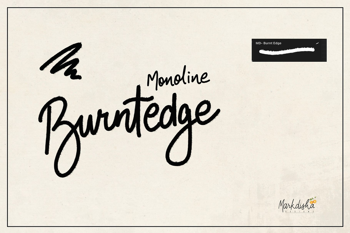 Procreate Monoliner Brush Set, a Brush Add-On by Markdisha Designs (Photo 7 of 9)