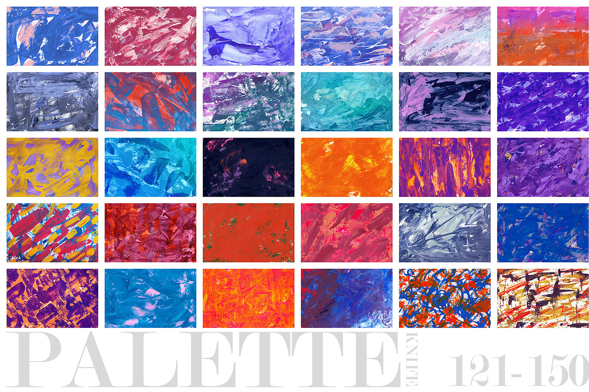 Palette Knife Acrylic Textures 2, a Texture Graphic by ArtistMef (Photo 8 of 12)