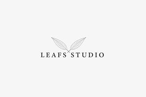 Floral Leafs Studio Logo