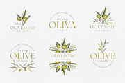 Olive illustrations and logos, an Illustration by Ojeny shop (Thumbnail 5 of 8)