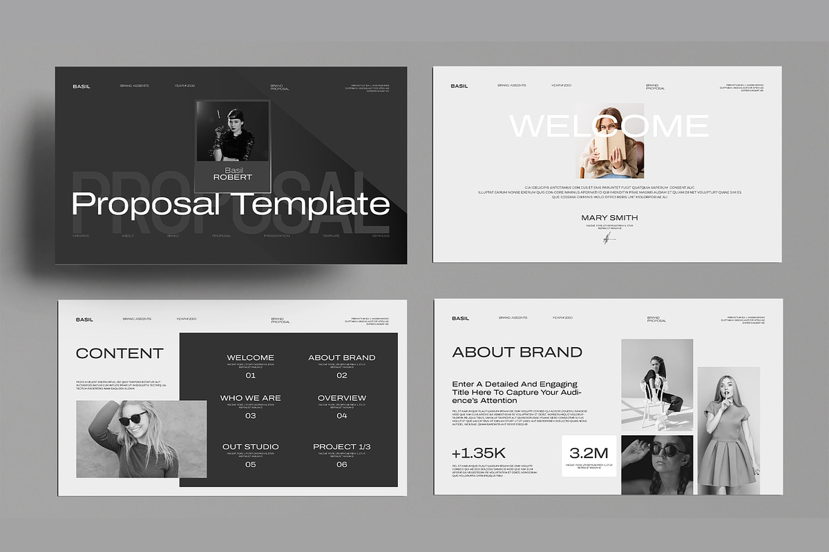 Brand Proposal Presentation Template preview 2