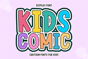 Hello Bold - Cute Chunky Font, a Sans Serif Font by KiddoGlyphs Studio (Thumbnail 2 of 5)