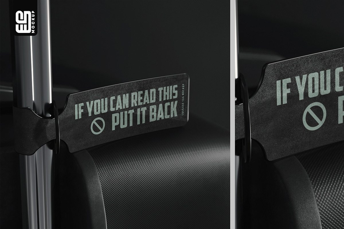 Leather Luggage Tag Mockup, a Mockup by SD Mockup (Photo 2 of 5)