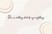 Esmetralda - Handwritten Font, a Script Font by FHFont (Thumbnail 5 of 10)