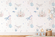Charming ocean.Watercolor collection, an Animal Illustration by AfonshinaArt (Thumbnail 8 of 11)