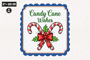 Christmas Candy Cane  PNG, an Illustration by CreationArt (Thumbnail 1 of 4)