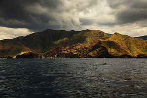 Mountains Against Sea