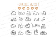 Family Cat Clipart, an Animal Illustration by Palau (Thumbnail 9 of 10)