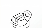 Bundle Delivery Service Outline Icon, an Icon by adenpinkstore (Thumbnail 8 of 8)