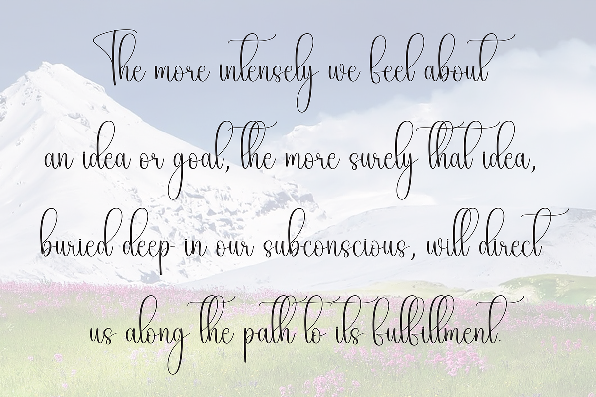 Lovely History | Script Font, a Handwritten Font by Scratchones (Photo 6 of 9)