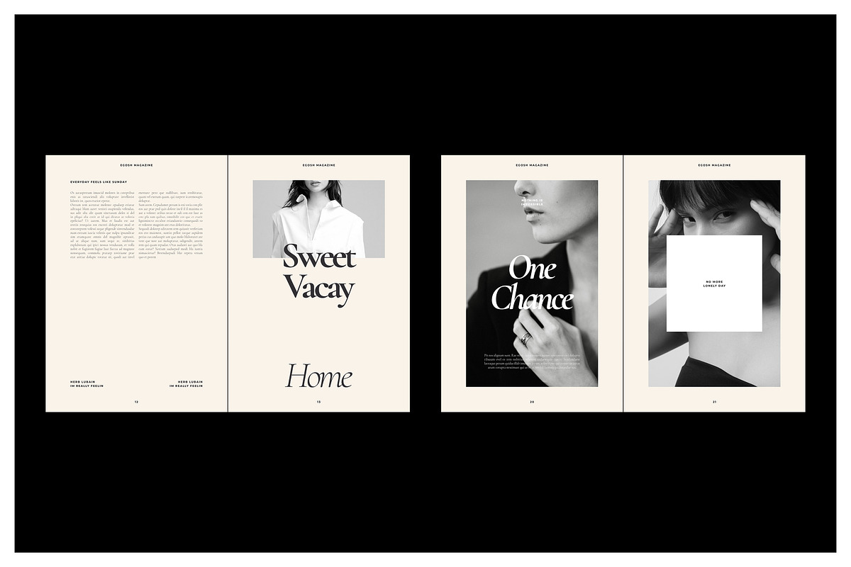 EGOSH Editorial Lookbook, a Magazine Template by Arif Tri Ananta (Photo 5 of 14)