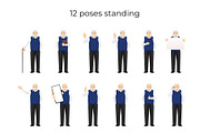 Senior man collection, a Person Illustration by Volha Hlinskaya (Thumbnail 3 of 5)