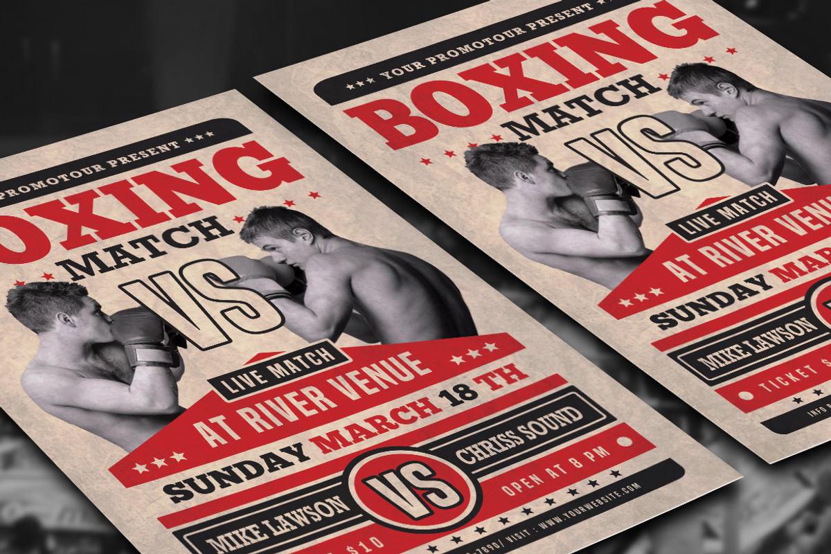 Boxing Match Flyer, a Flyer Template by Muhamad Iqbal hidayat (Photo 3 of 4)
