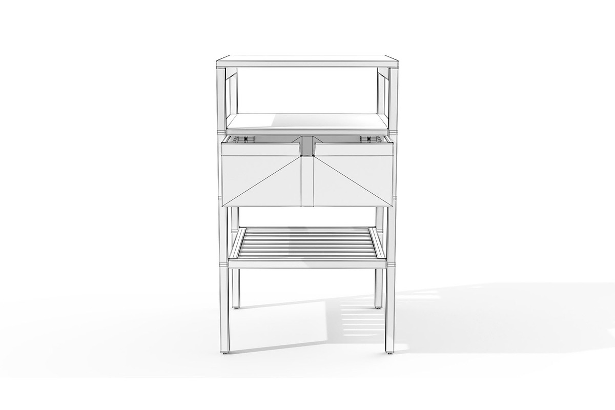 Bedside Table - IKEA NORDKISA, a Furniture 3D Model by 3DCargo (Photo 22 of 26)