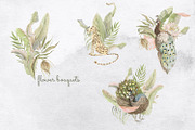 Exotic. watercolor set, an Illustration by Love Watercolor Store (Thumbnail 4 of 11)