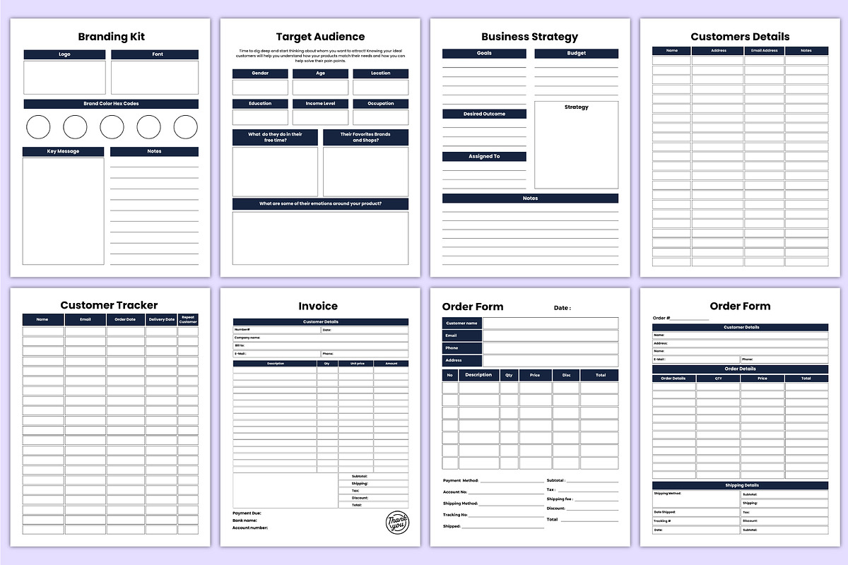 2026 Small Business Planner Bundle, a Stationery Template by Mustafiz (Photo 4 of 9)