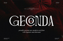 Geconda || Modern Serif Font