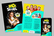 Back To School Flyer & Social Media, a Templates & Theme by McLittle Stock (Thumbnail 1 of 3)