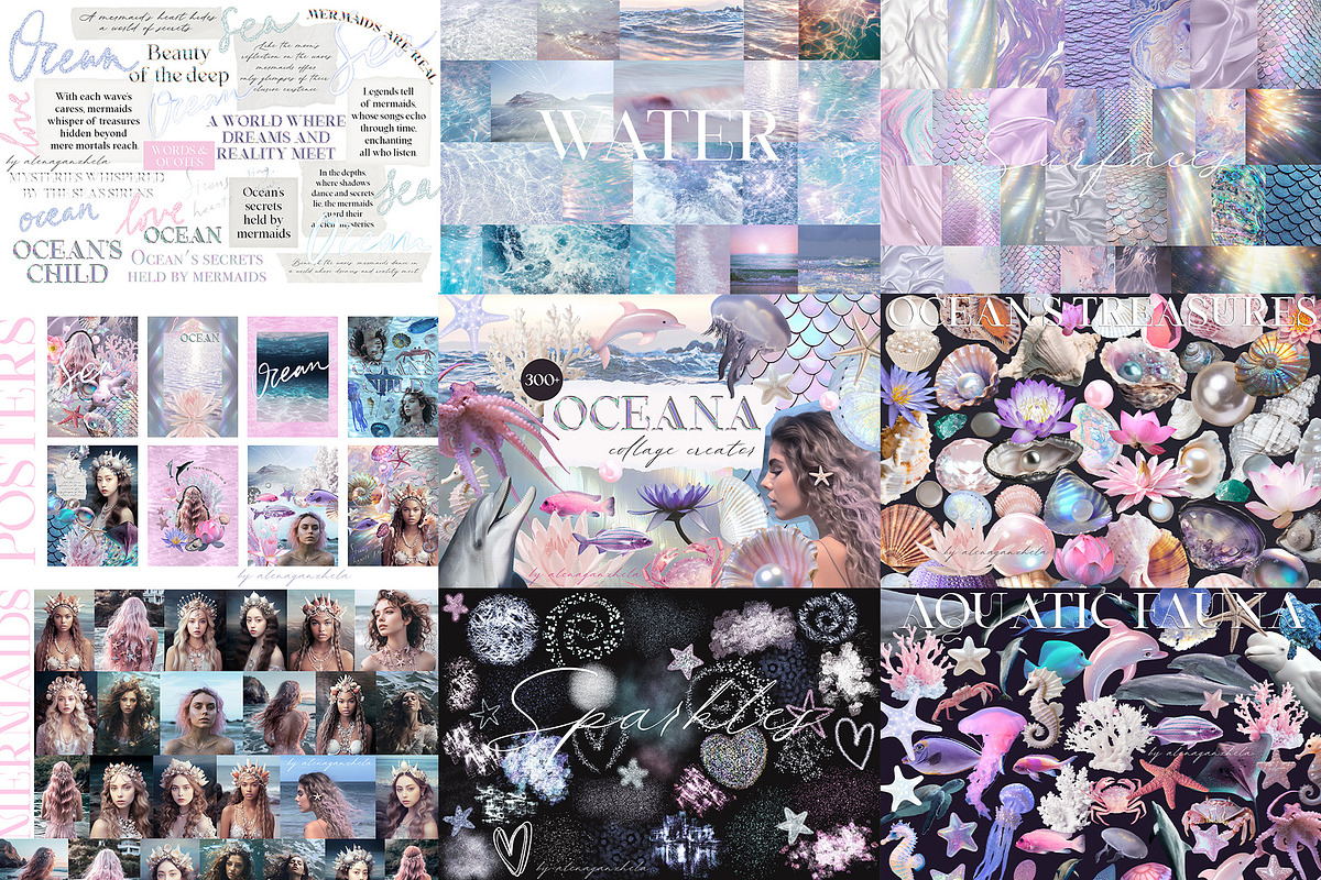 COLLAGE BUNDLE Mixed-Media Scrapbook, an Object Graphic by alenaganzhela (Photo 10 of 11)
