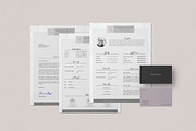 Stylish Resume Template 4 MS Word, a Resume Template by Botanica Paperie (Thumbnail 4 of 5)