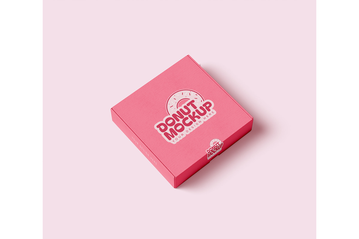 Bakery box packaging mockup, a Packaging Mockup by Mockthethics. (Photo 2 of 11)