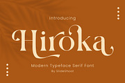 Hiroka Serif Font, a Serif Font by Idea Studio (Thumbnail 1 of 10)